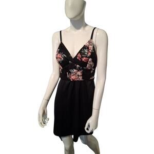 Y2K Lily Rose Babydoll Lace Womens size Large Floral Whimsigoth fairycore Dress